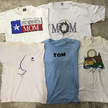 [現物] 90s 白系Tシャツ(シミあり) 20pcs D0709002