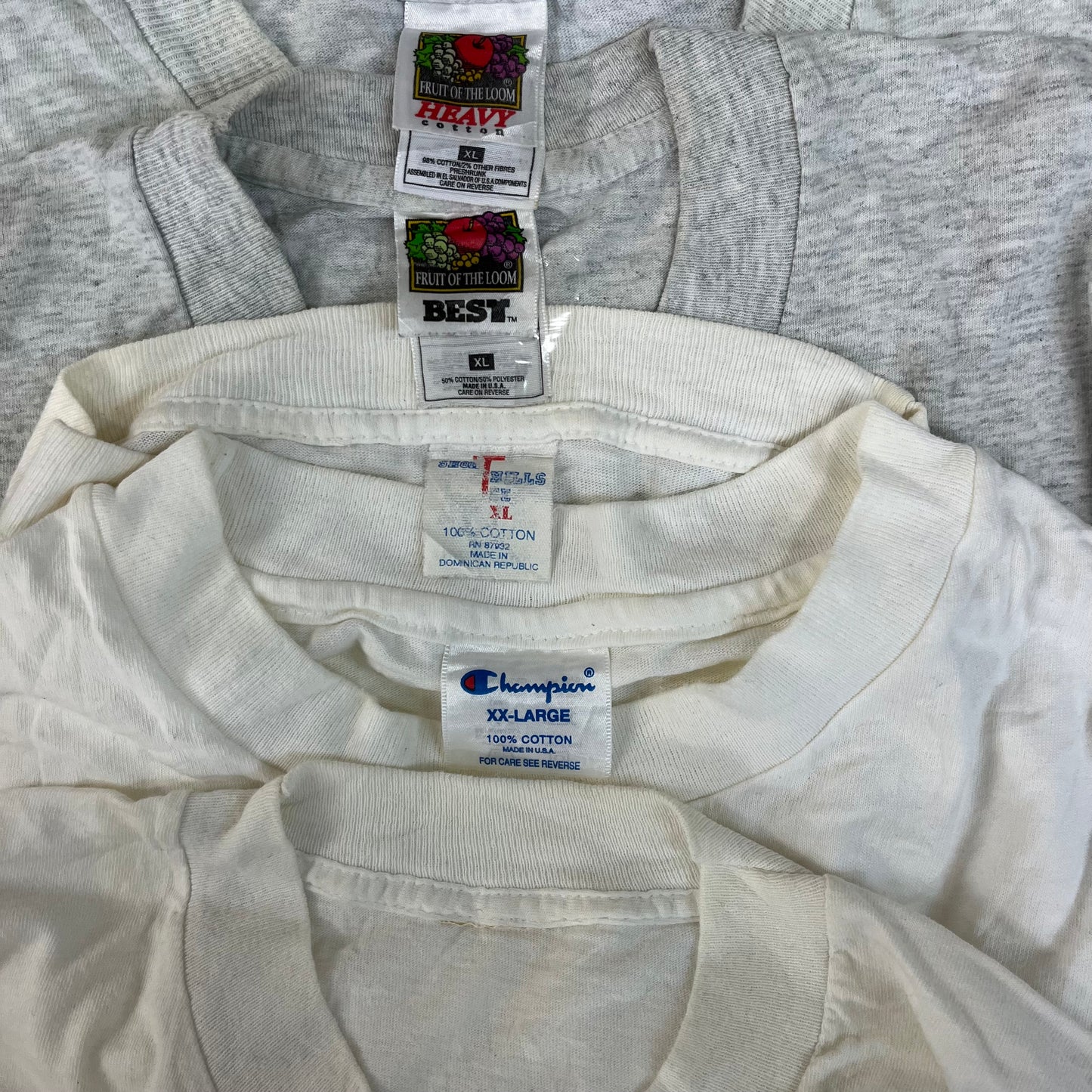 [現物] 90s 白Tシャツ(シミあり) 20pcs C0713002