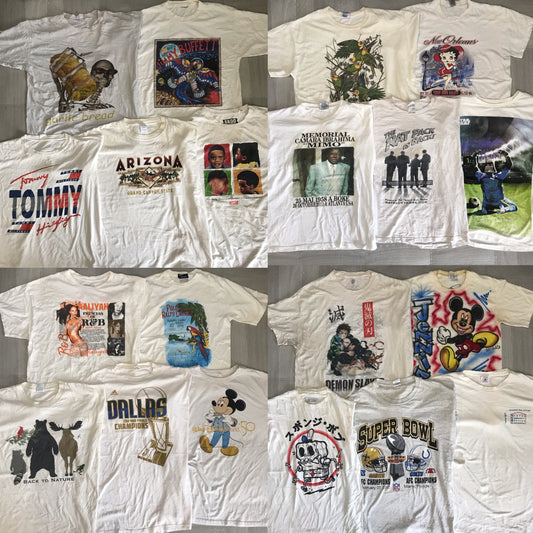 [現物] 00s 白Tシャツ(シミあり) 20pcs H0813002