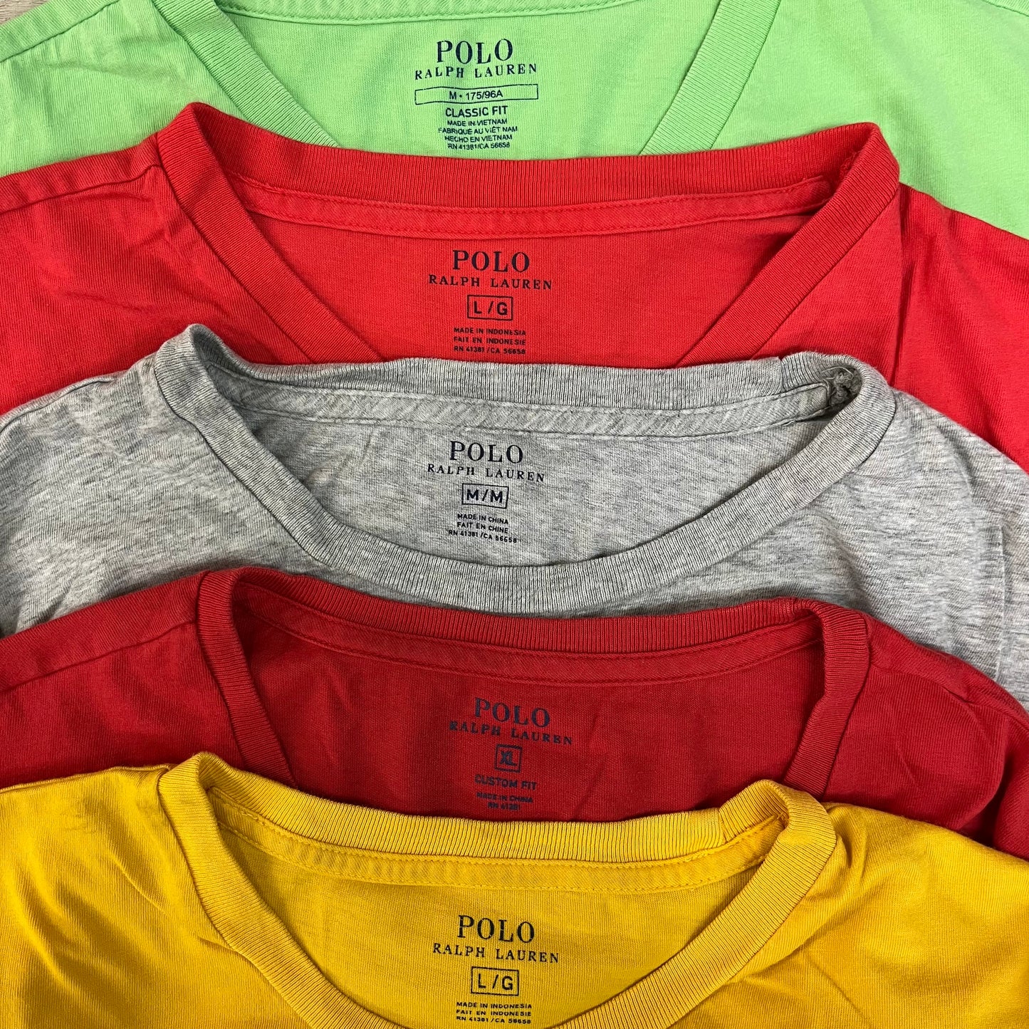 [現物] ラルフTシャツ(B品/小穴/軽ダメージ) 20pcs C0716004