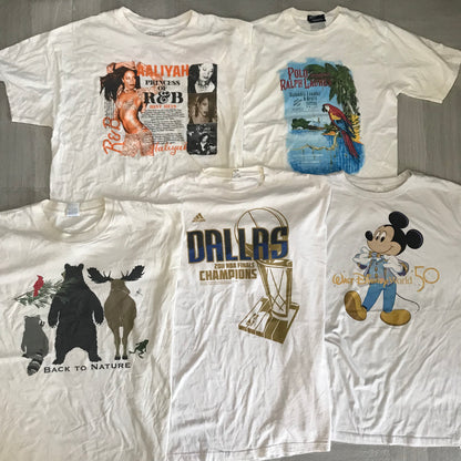 [現物] 00s 白Tシャツ(シミあり) 20pcs H0813002