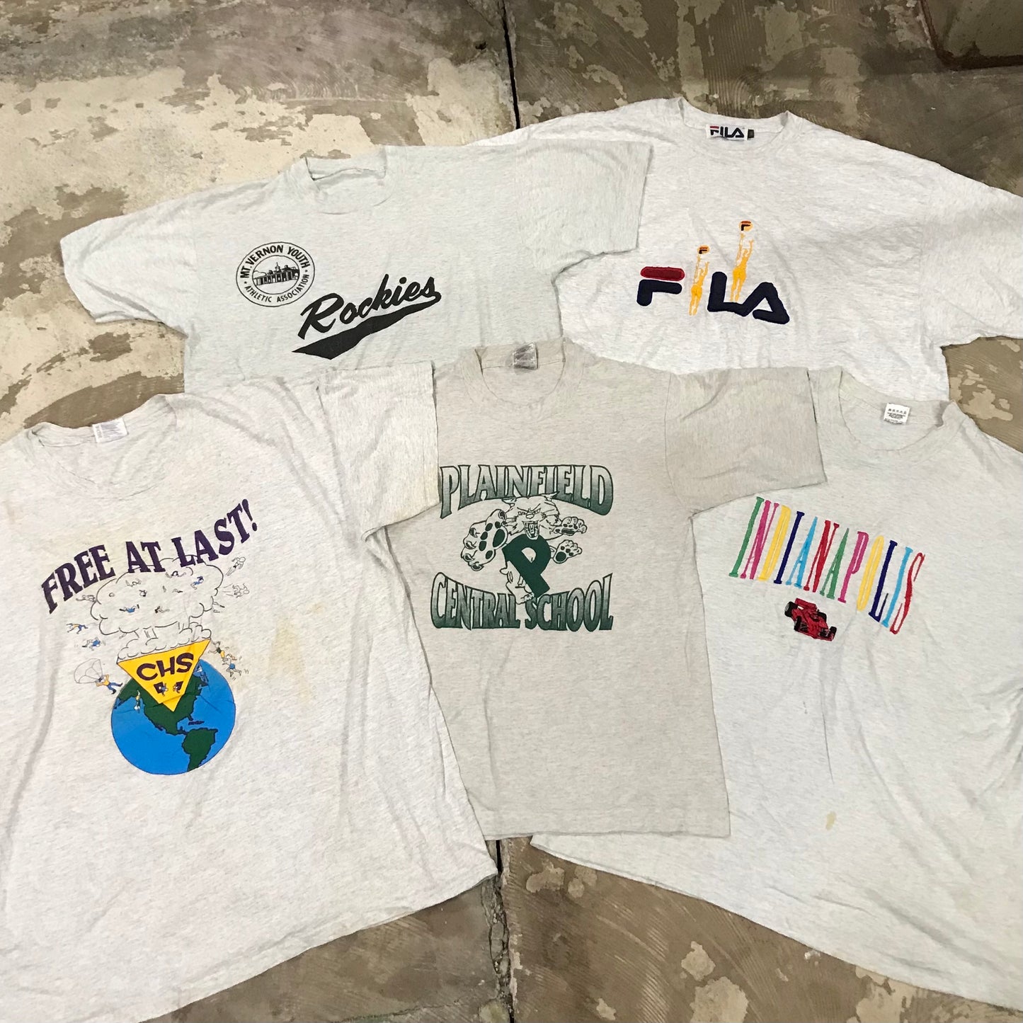 [現物] 90s 白系Tシャツ(シミあり) 20pcs D0622006