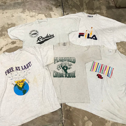 [現物] 90s 白系Tシャツ(シミあり) 20pcs D0622006