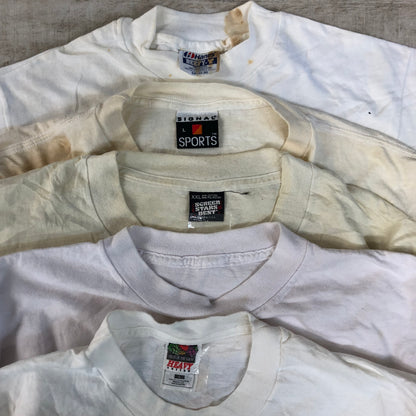 [現物] 90s 白Tシャツ(シミあり) 20pcs G0812002