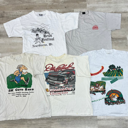 [現物] 90s 白Tシャツ(シミあり) 20pcs C0713001
