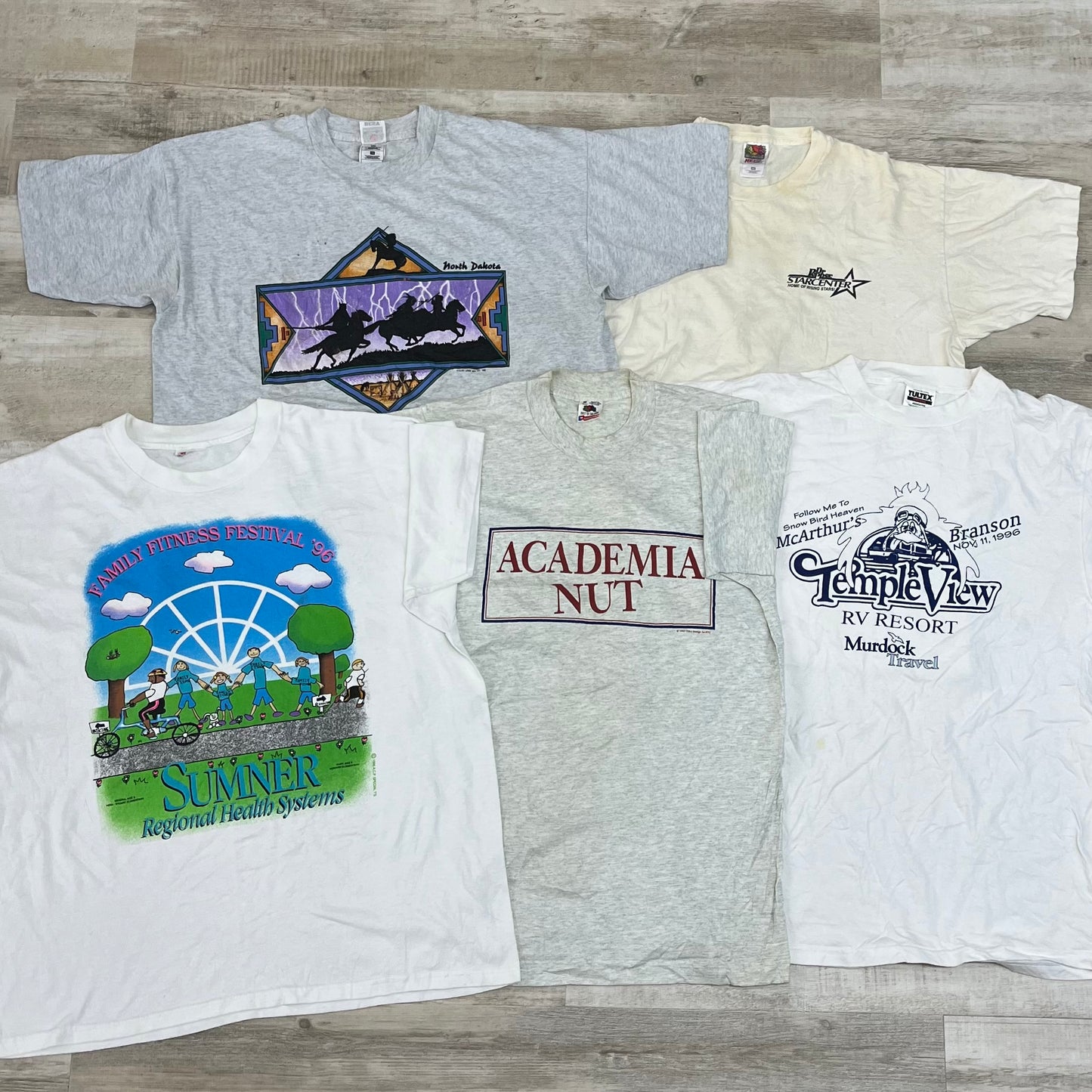[現物] 90s 白Tシャツ(シミあり) 20pcs C0713003