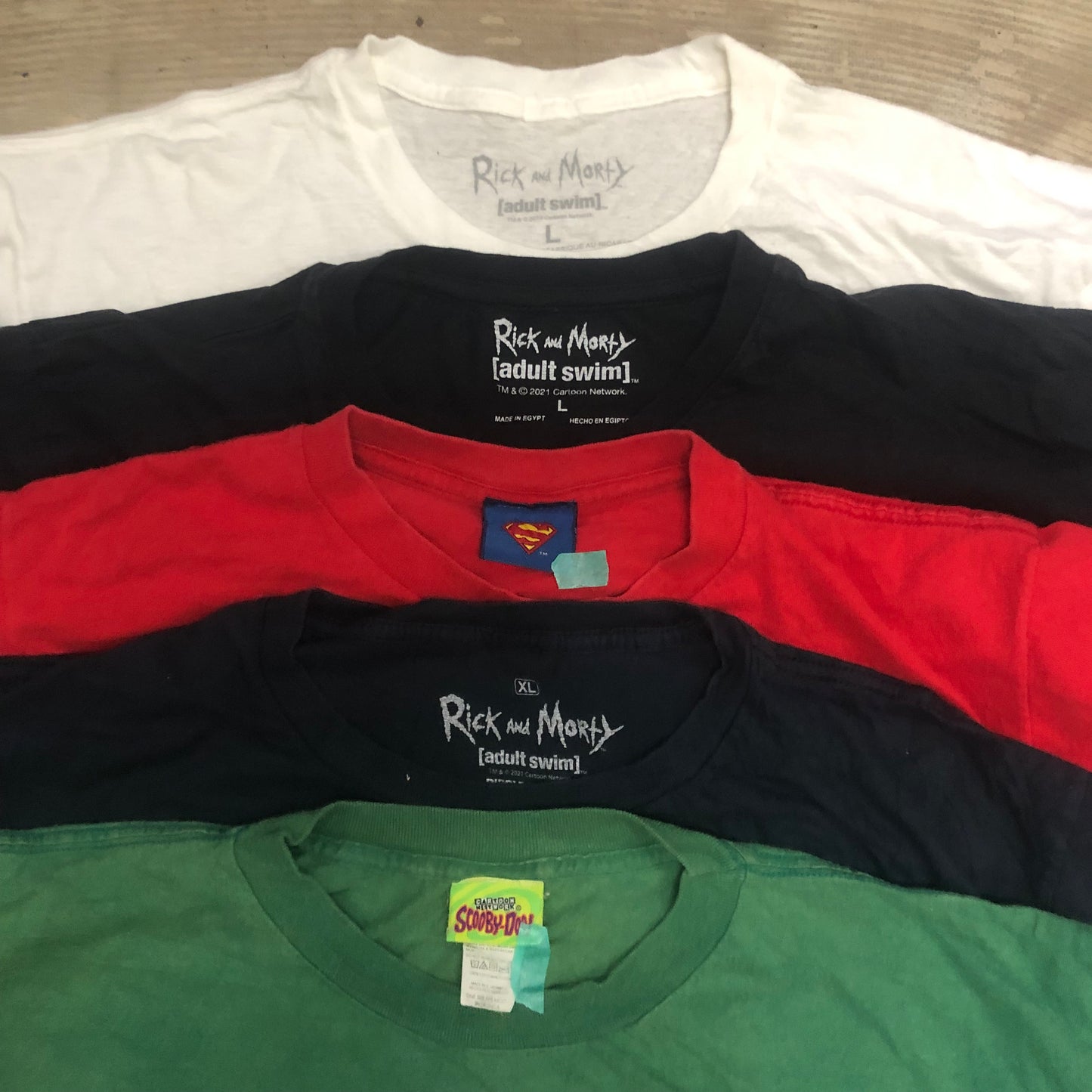 [現物] 00s アメコミ/キャラクターTシャツ 20pcs E0706003