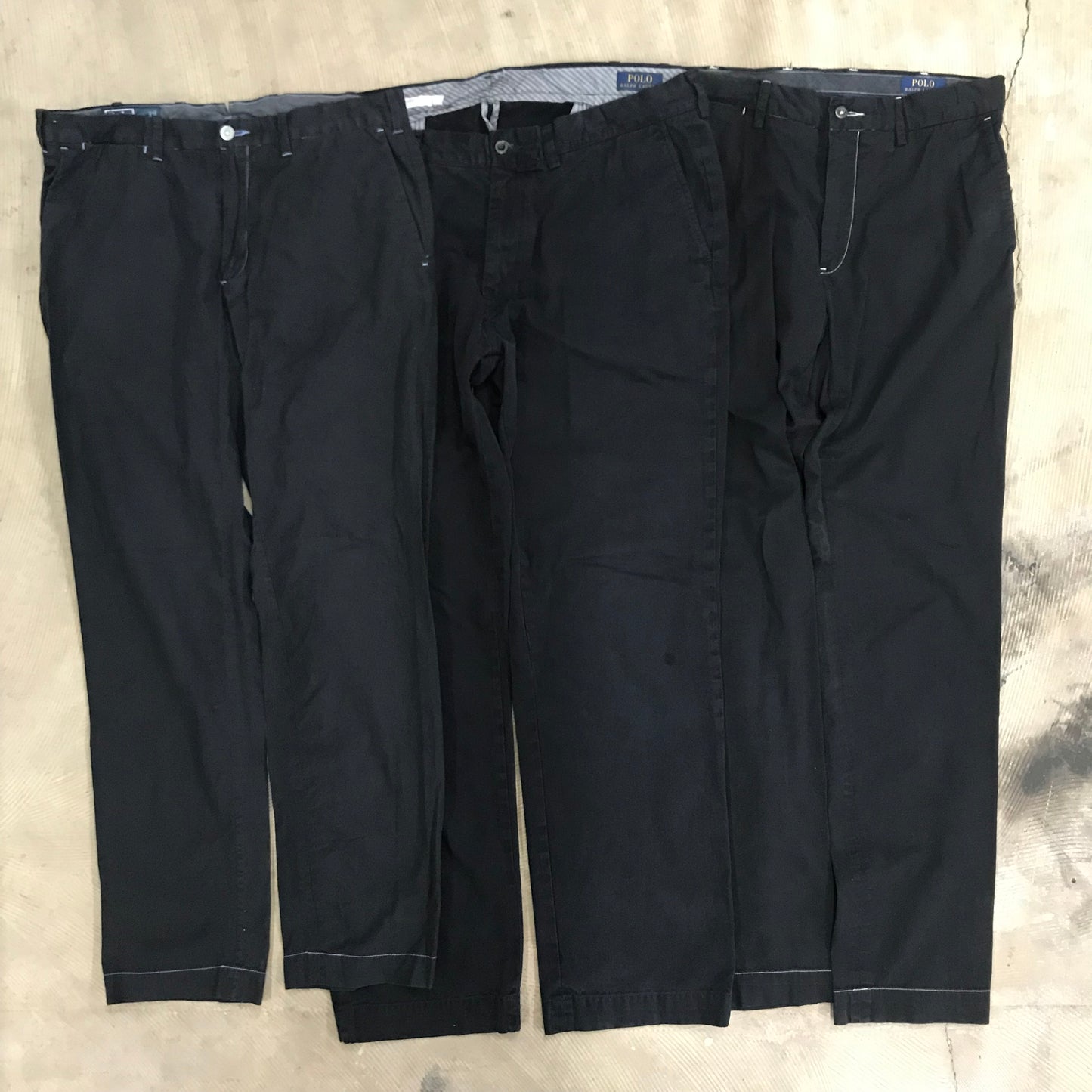 [現物] ラルフチノパンローレン/黒染め 12pcs H0727003