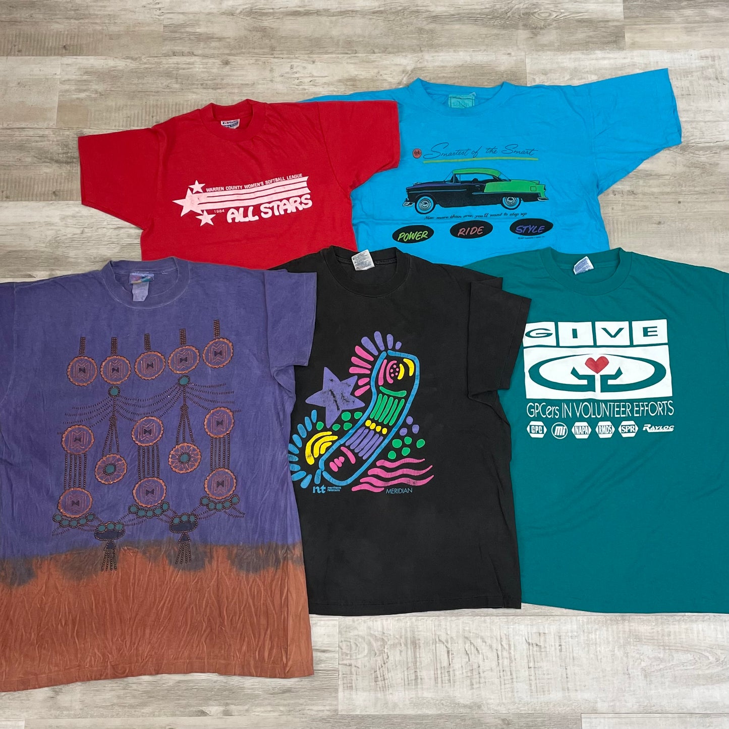 [現物] 90s カラーTシャツ 20pcs G0727002