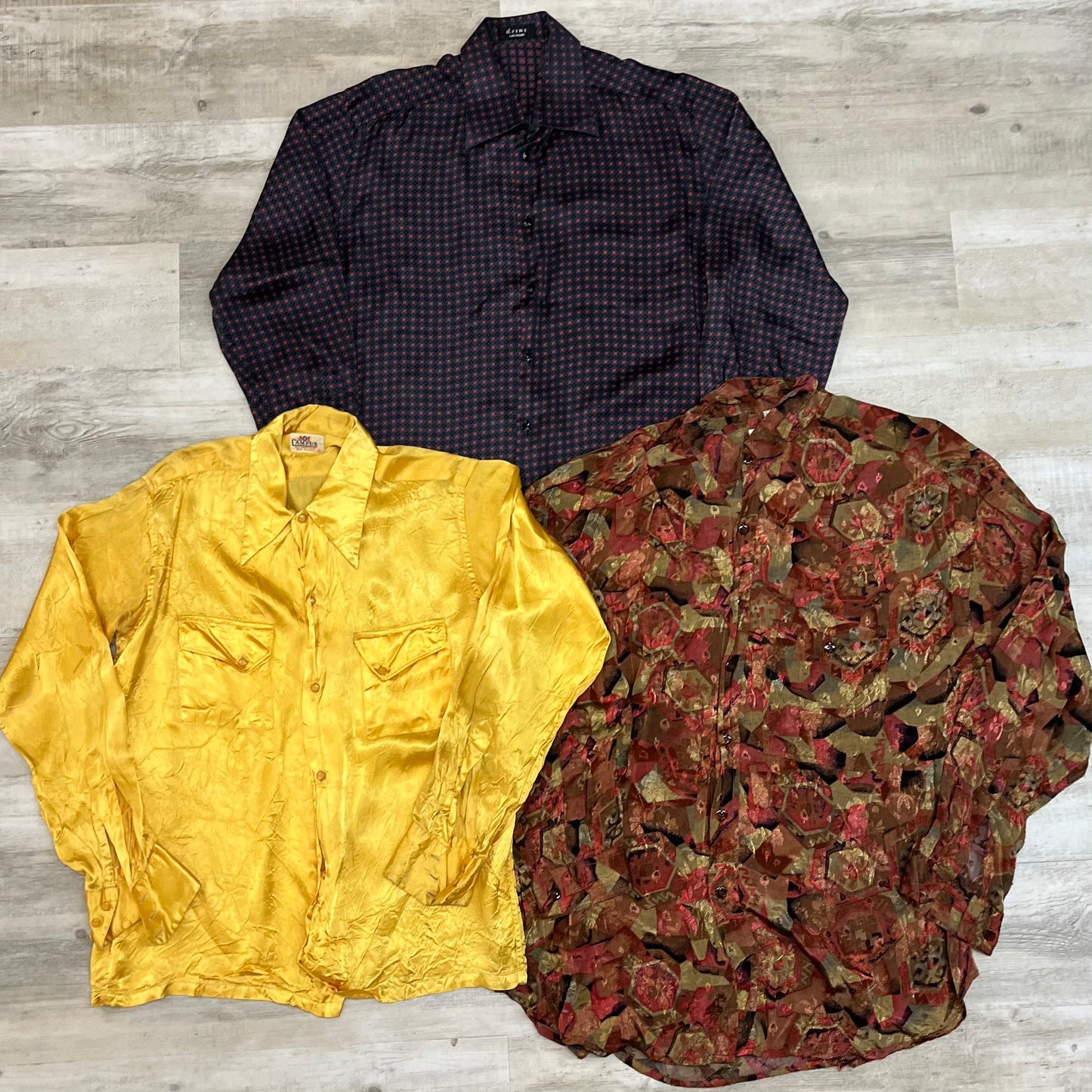[現物] 長袖シルクシャツ 12pcs C0716003
