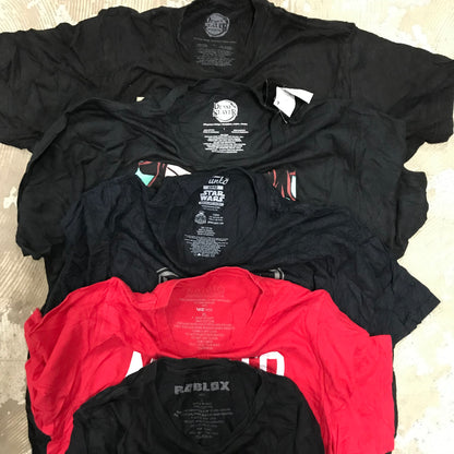 [現物] キャラクター/アニメTシャツ 20pcs D0625002