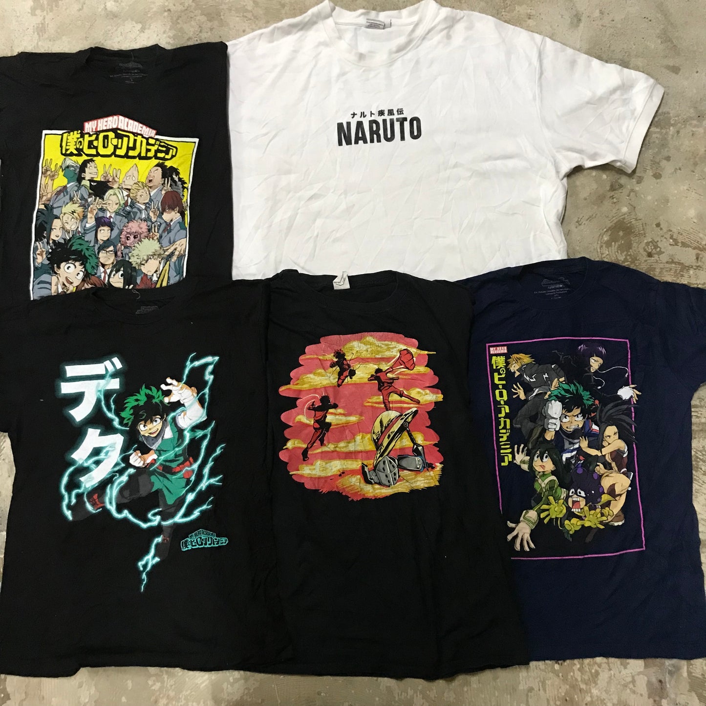 [現物] 00s アニメTシャツ 20pcs D0714002
