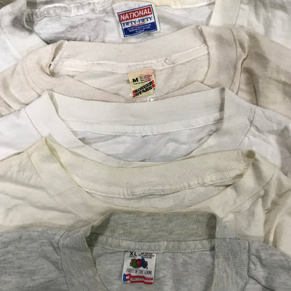 [現物] 90s 白系Tシャツ(シミあり) 20pcs D0622007