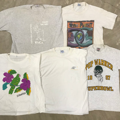 [現物] 90年代 白Tシャツ(シミあり) 20pcs H0810005