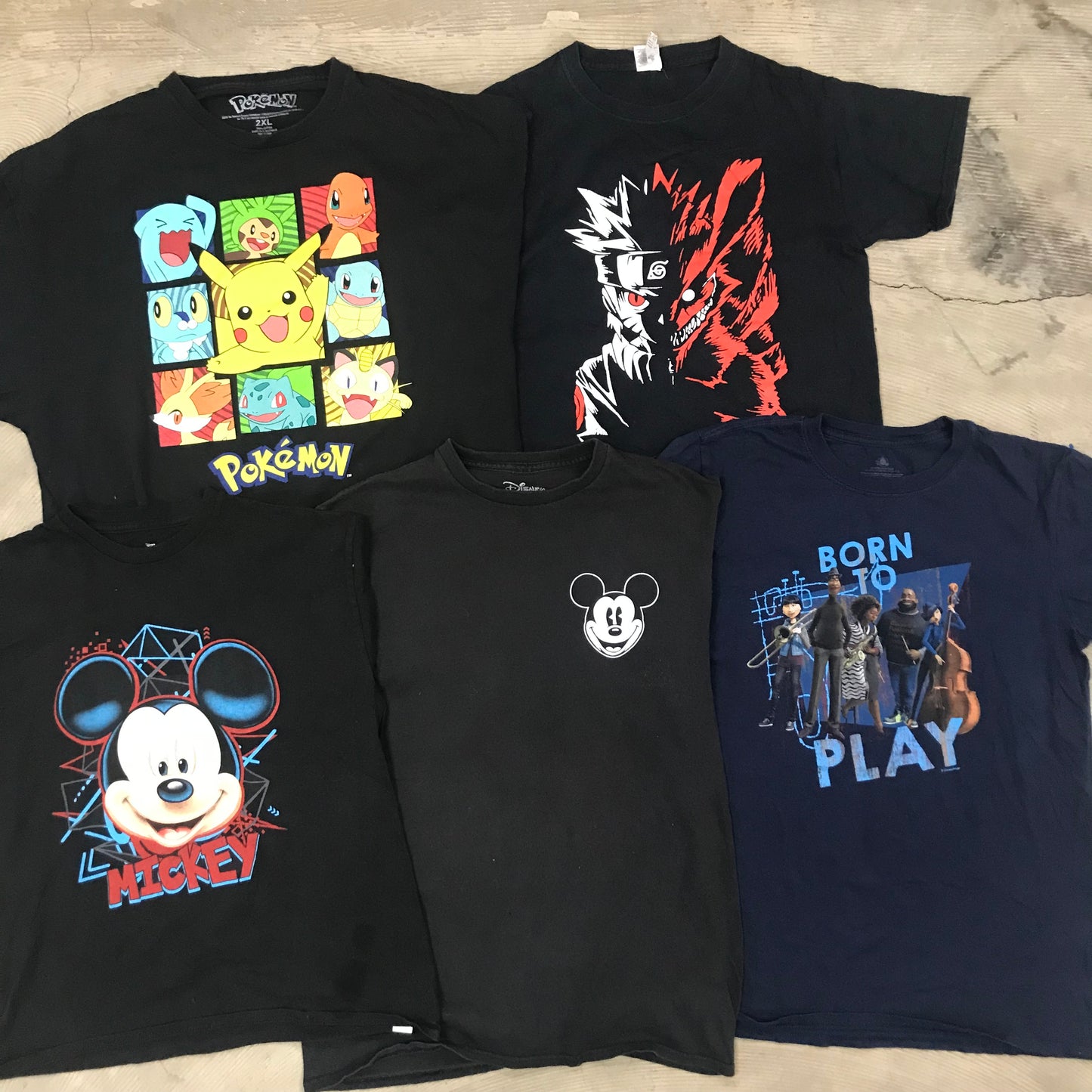 [現物] ディズニー/アニメ/キャラクターTシャツ 20pcs G0730002