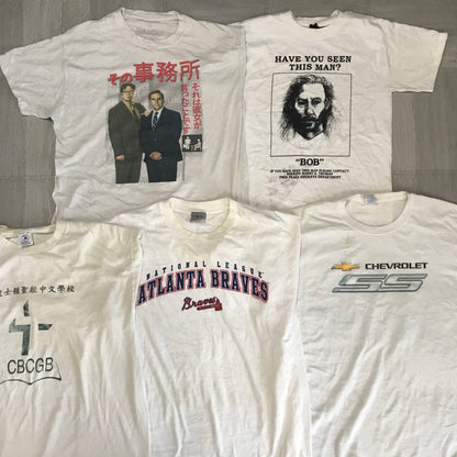 [現物] 00s 白Tシャツ(シミあり) 20pcs H0813003