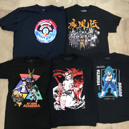 [現物] アニメTシャツ 20pcs H0803005