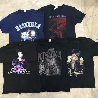[現物] ミュージック/バンドTシャツ 20pcs D0716002
