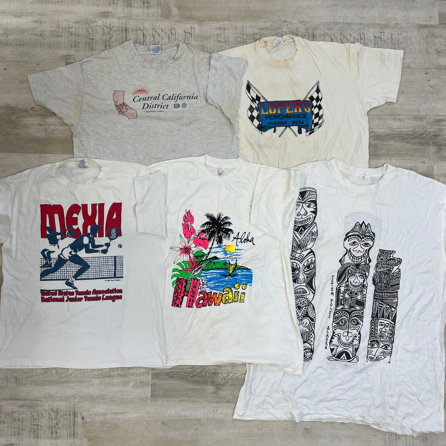 [現物] 90s 白系Tシャツ(シミあり) 20pcs B0708003