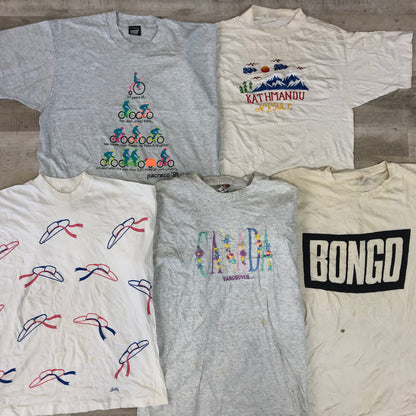 [現物] 90s 白Tシャツ(シミあり) 20pcs G0815001