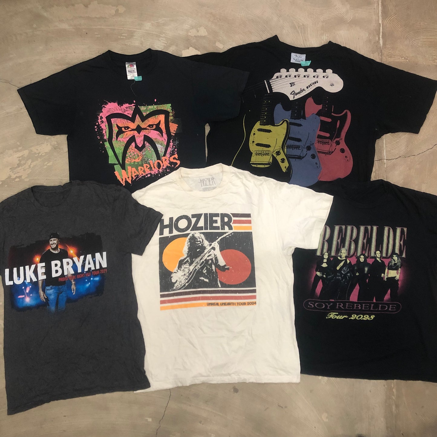 [現物] ミュージックTシャツ 20pcs E0706004