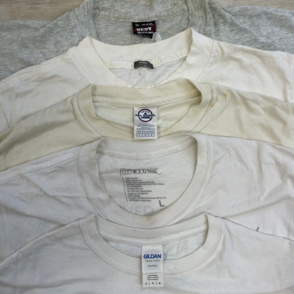 [現物] 90-00s 白Tシャツ(シミあり) 20pcs B0708002