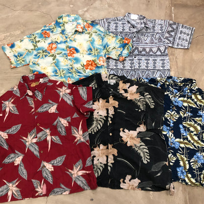 [現物] 半袖柄シャツ/アロハシャツ 20pcs E0714004