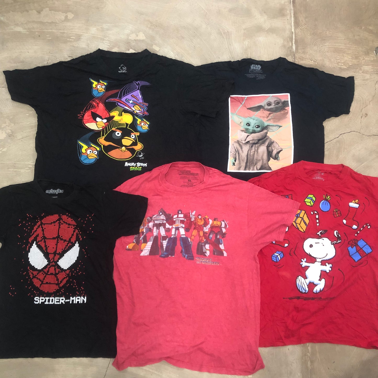 [現物] 00s アメコミ/キャラクターTシャツ 20pcs E0706003