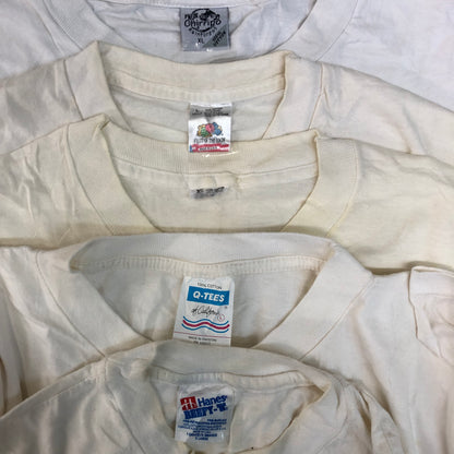[現物] 90年代 白Tシャツ(シミあり) 20pcs G0810003
