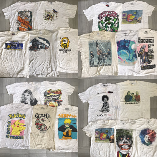 [現物] 00s 白Tシャツ(シミあり) 20pcs H0813004