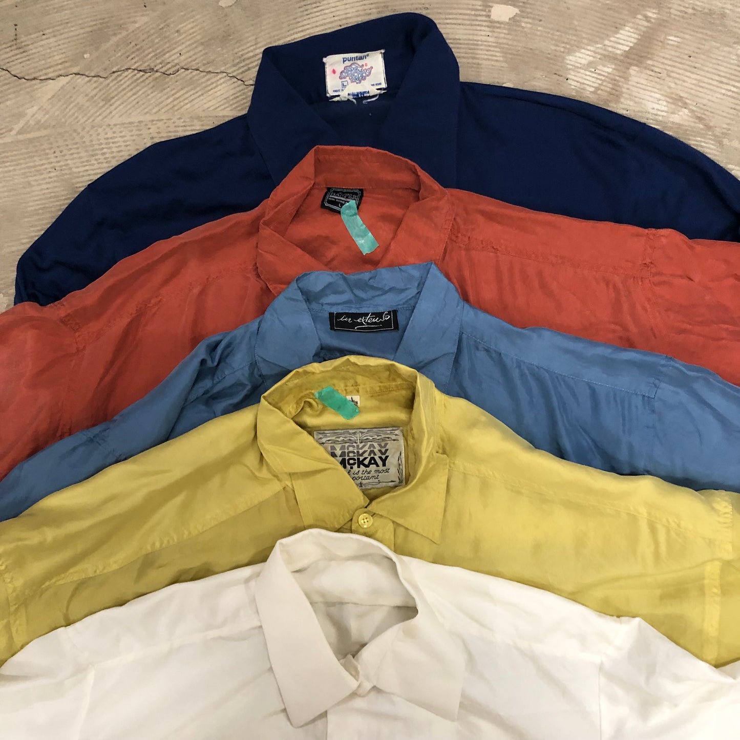 [現物] 長袖ポリシャツ/テロシャツ 20pcs E0709005