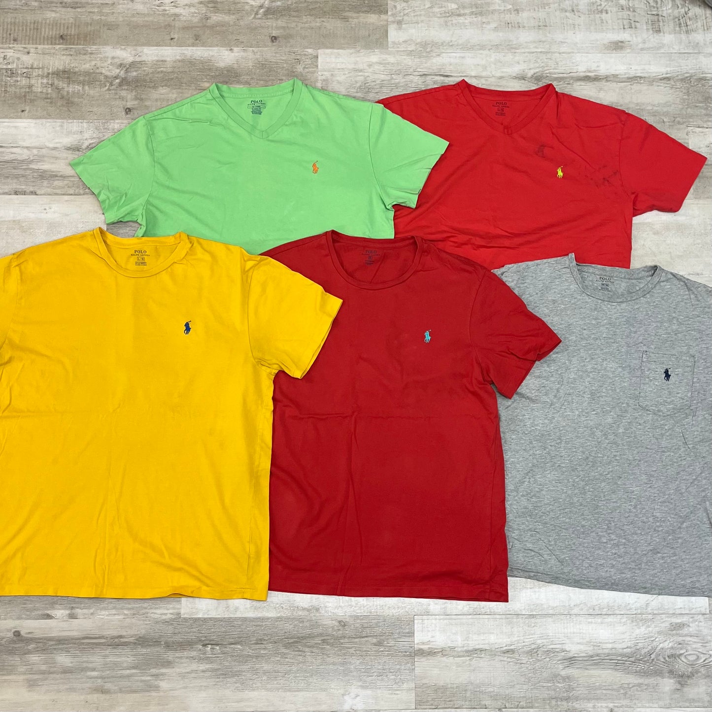 [現物] ラルフTシャツ(B品/小穴/軽ダメージ) 20pcs C0716004