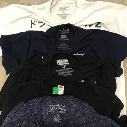 [現物] アニメTシャツ 20pcs H0803005