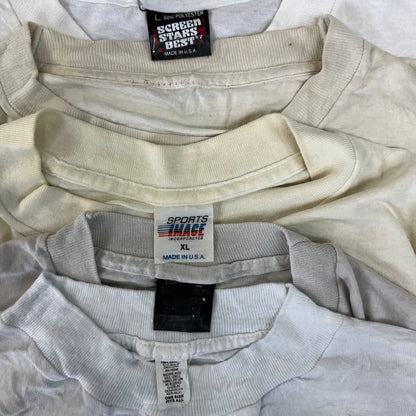 [現物] 90s 白Tシャツ(シミあり) 20pcs C0713001