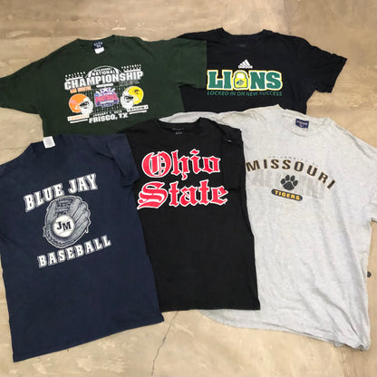 [現物] 00s カレッジ系Tシャツ 20pcs E0707002