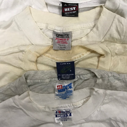 [現物] 90s 白系Tシャツ(シミあり) 20pcs D0622004