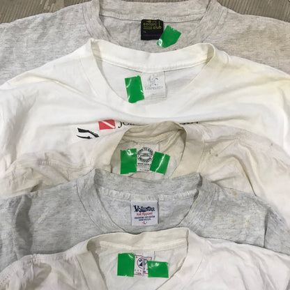 [現物] 90年代 白Tシャツ(シミあり) 20pcs H0810003