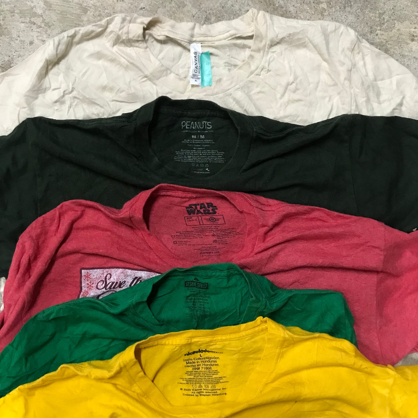 [現物] 00s キャラクタープリントTシャツ 20pcs D0714003