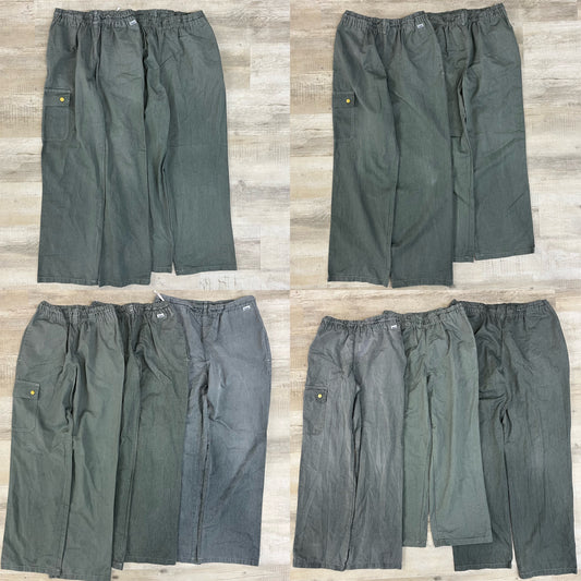 [現物] ユーロメディカルパンツ(グレー染め) 10pcs D0717005