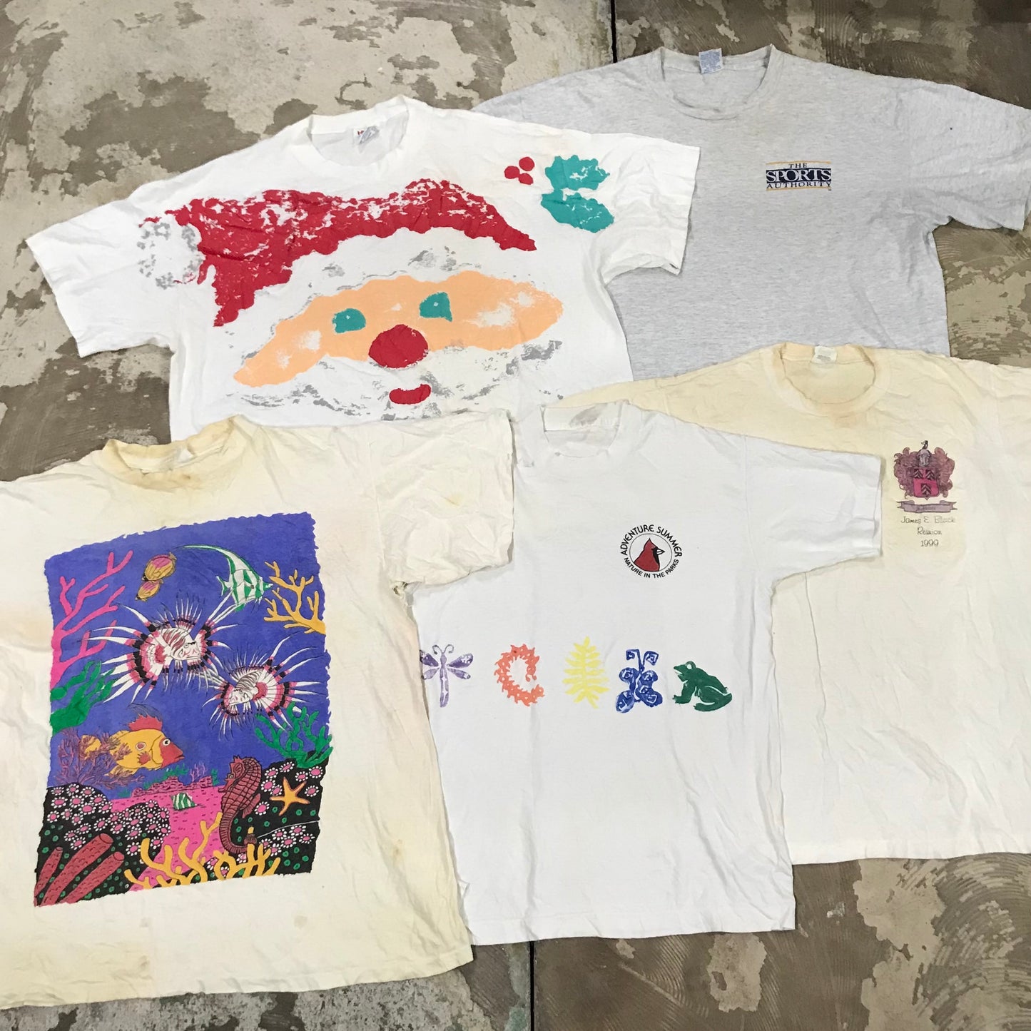 [現物] 90s 白系Tシャツ(シミあり) 20pcs D0622002