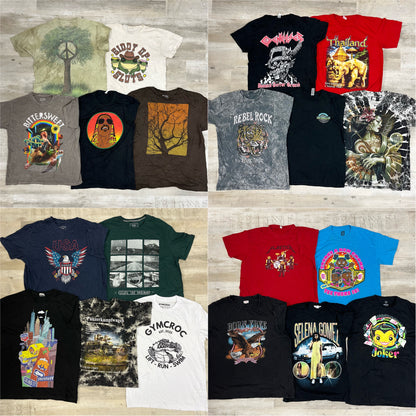 [現物] 00s アメカジプリントTシャツ 20pcs C0714001