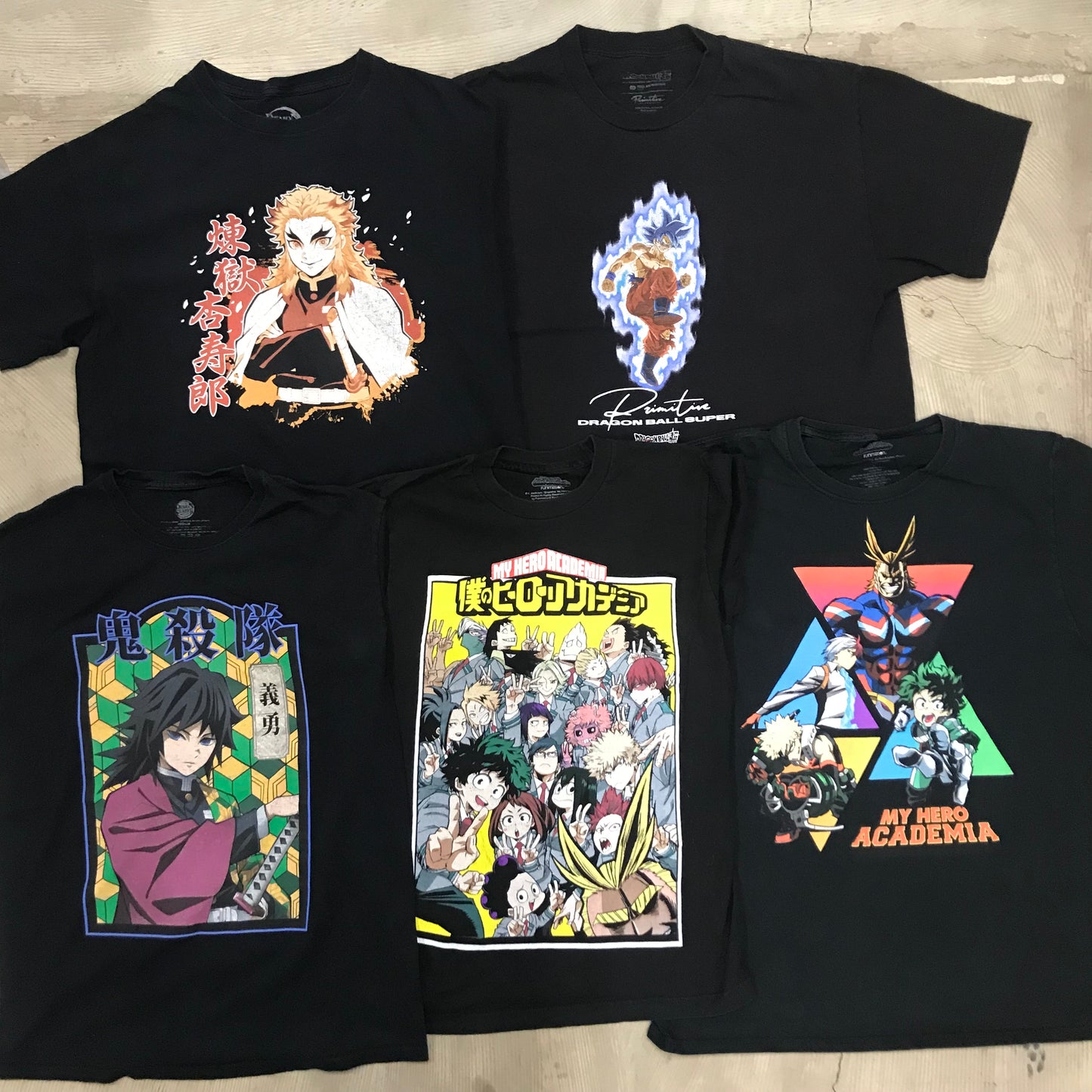 [現物] アニメTシャツ 20pcs H0803002
