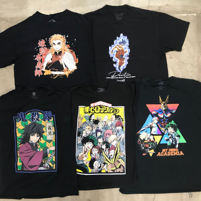 [現物] アニメTシャツ 20pcs H0803002
