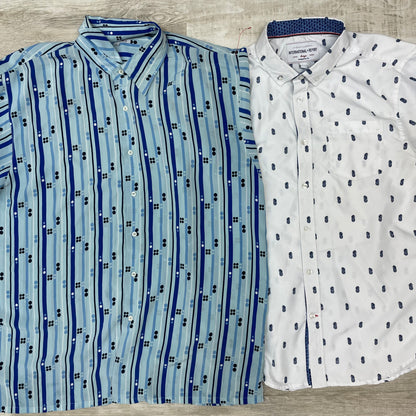 [現物] 半袖柄シャツ 10pcs G0821003