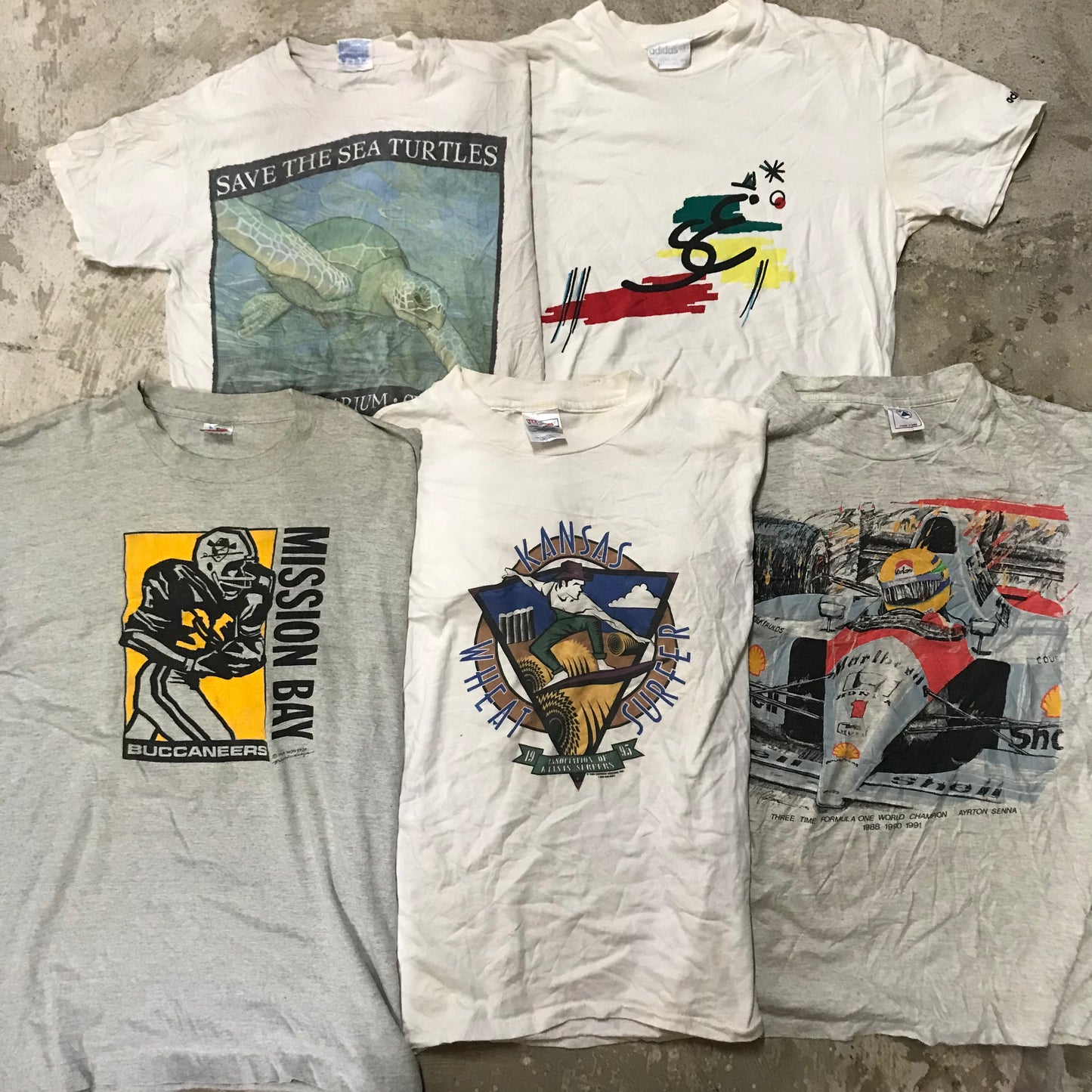 [現物] 90s 白Tシャツ(シミあり) 20pcs D0714001