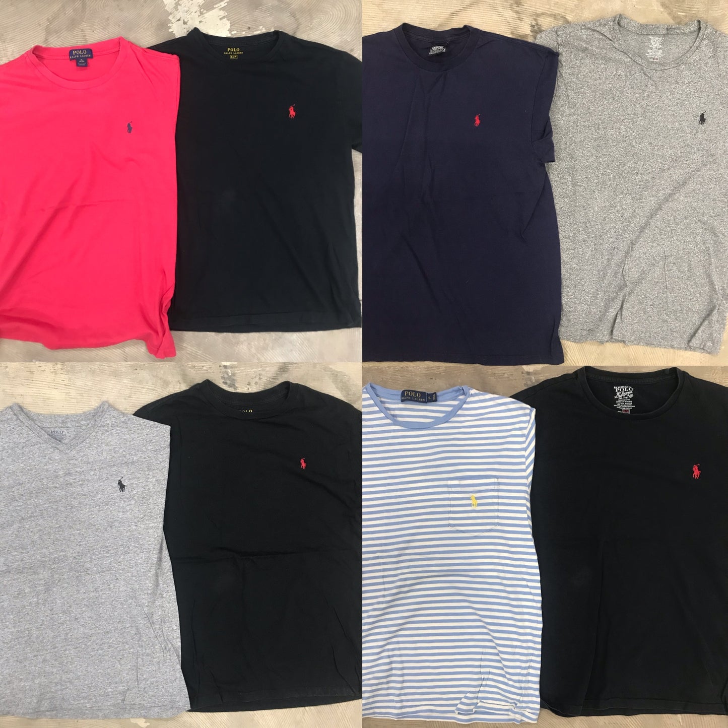 [現物] ラルフローレンTシャツ(スモールサイズ) 8pcs H0728006