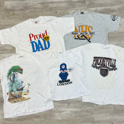 [現物] 90s 白Tシャツ(シミあり) 20pcs C0713001