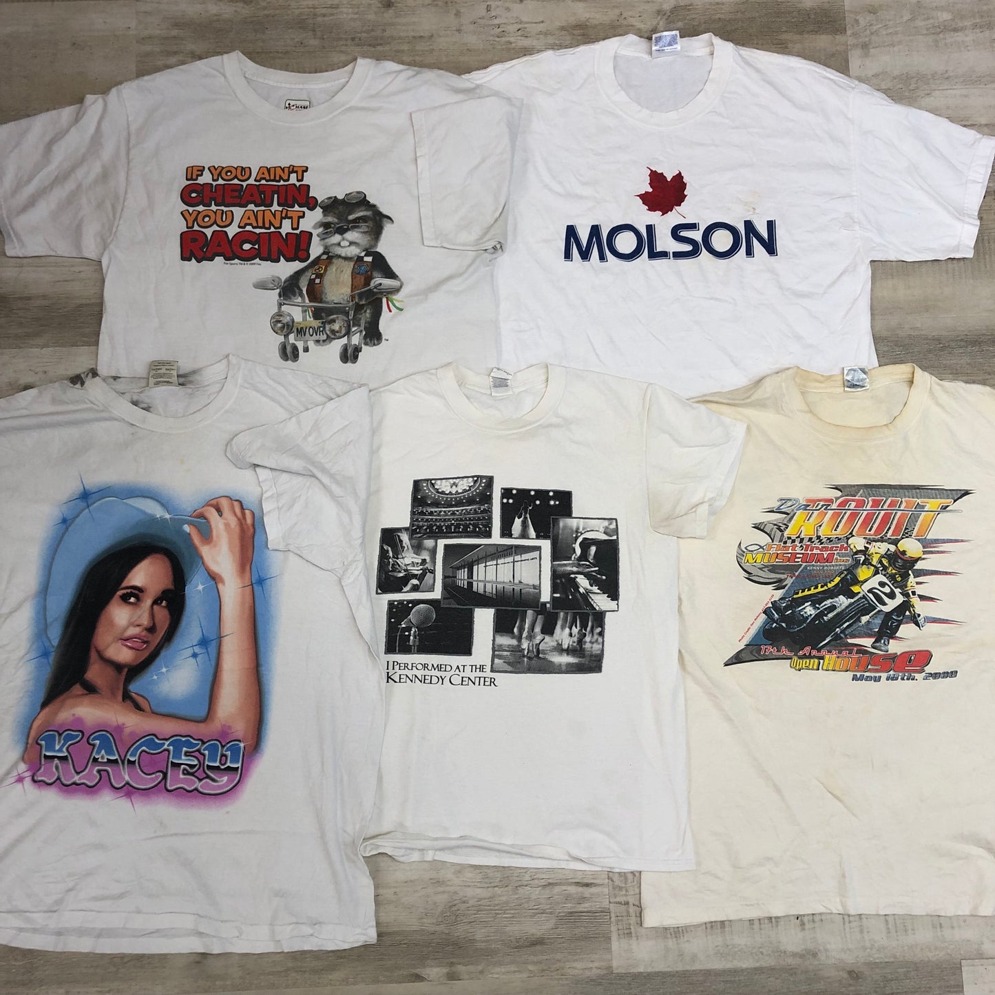 [現物] 00s 白Tシャツ(シミあり) 20pcs G0813001