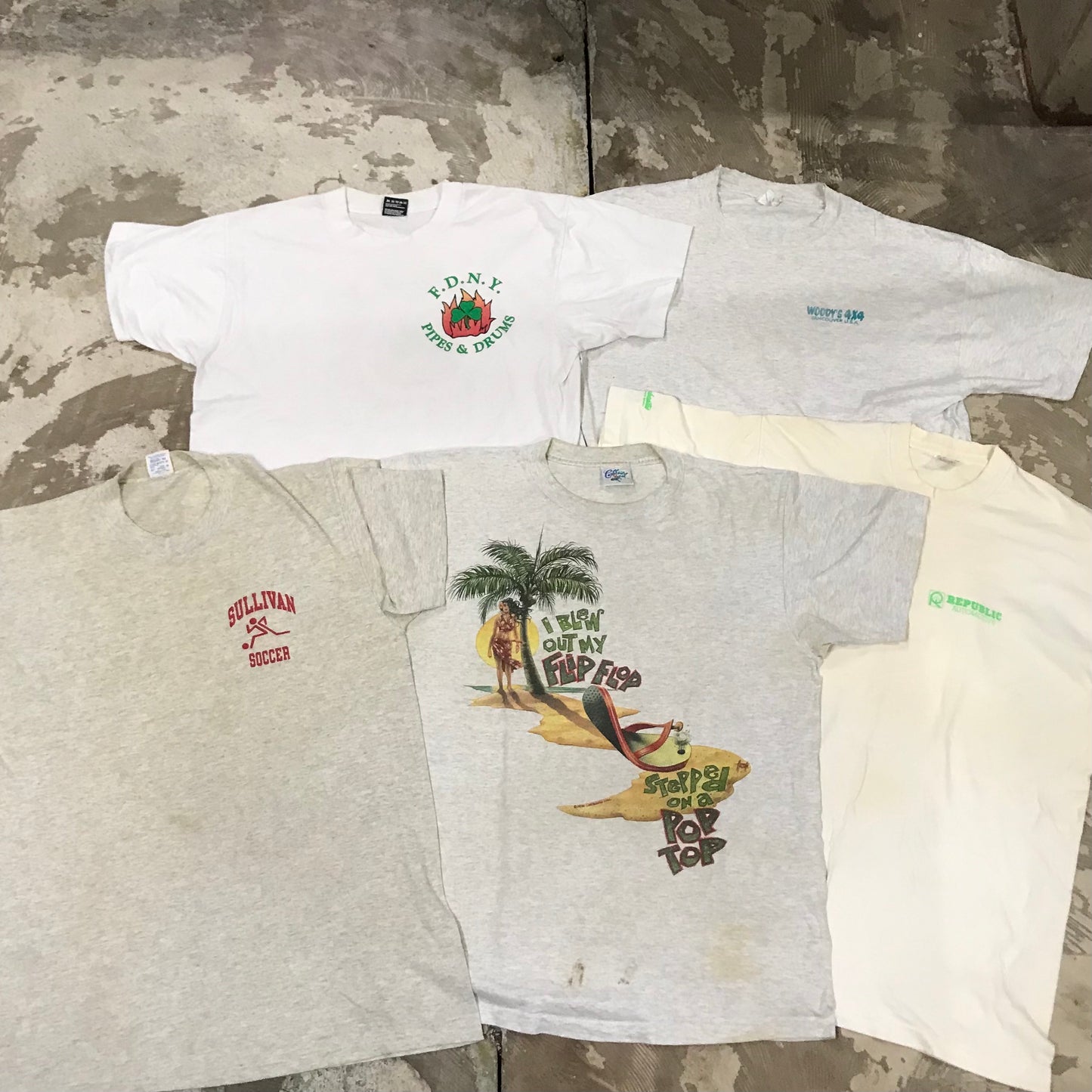 [現物] 90s 白系Tシャツ(シミあり) 20pcs D0622007