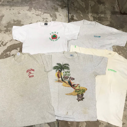 [現物] 90s 白系Tシャツ(シミあり) 20pcs D0622007